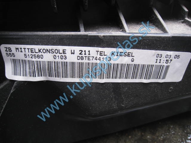 Stredový tunel-opierka Mercedes W211